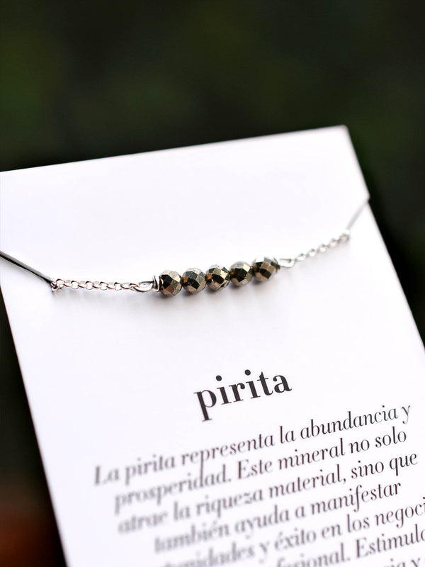 Pulsera Ábaco pirita - Secundaria