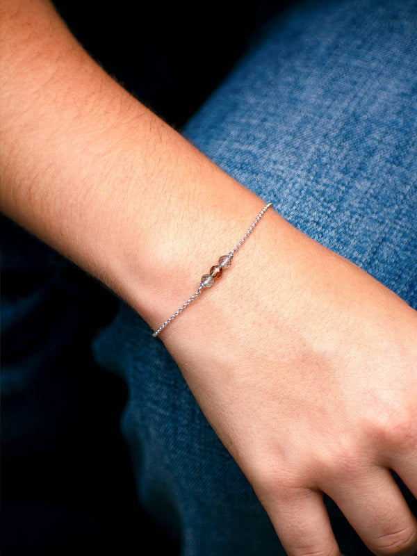 Pulsera Asteria cuarzo rutilado cobre - Secundaria