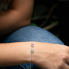 Pulsera Camus amatista & aguamarina
