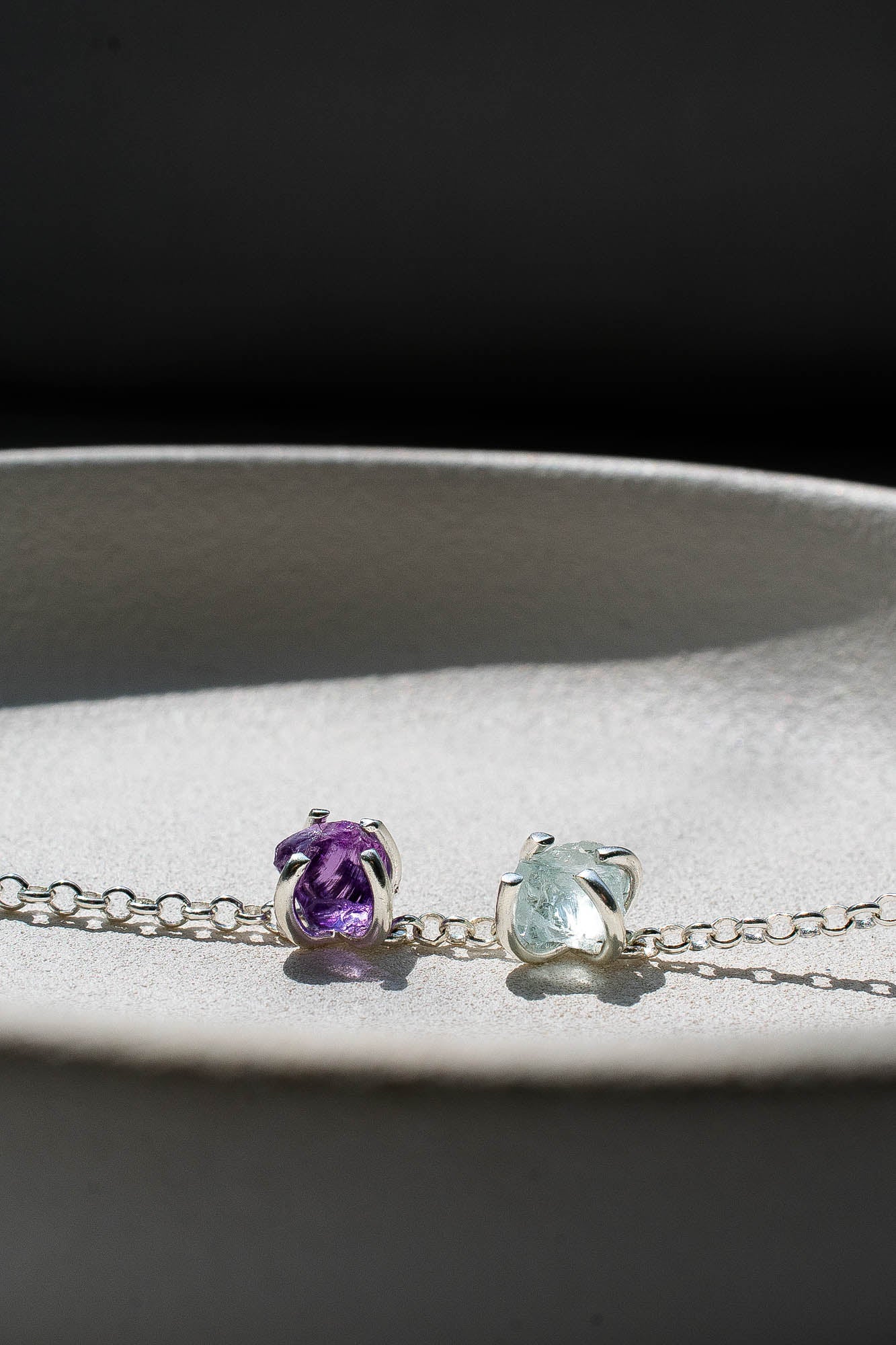 Pulsera Camus amatista & aguamarina - Gallery 2