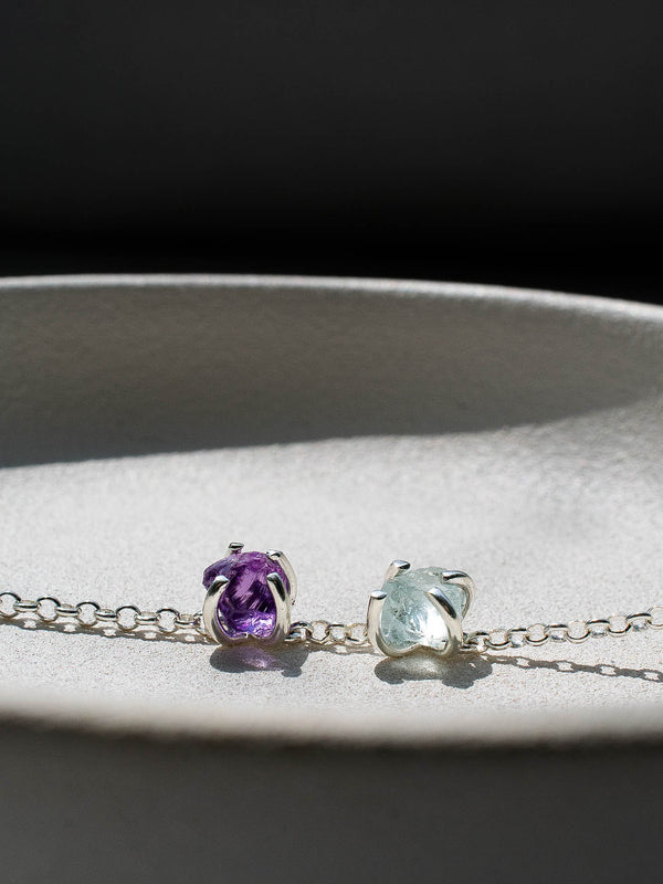 Pulsera Camus amatista & aguamarina - Secundaria