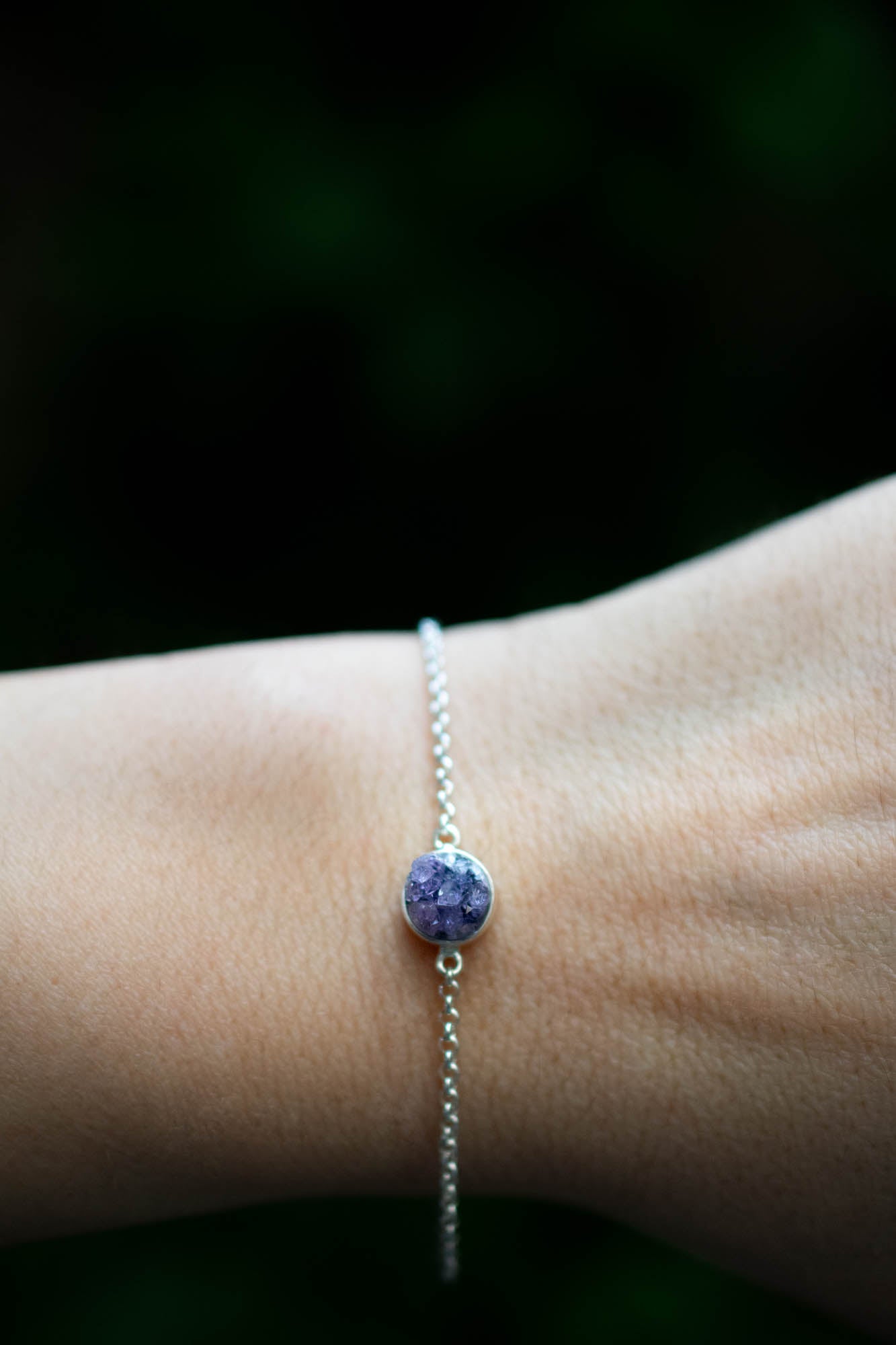 Pulsera Drusa amatista - Gallery 1