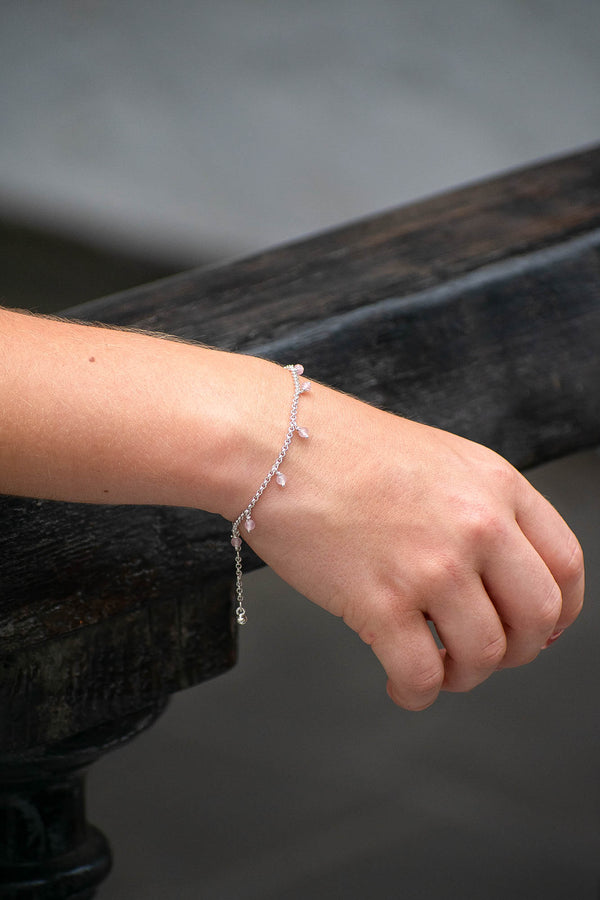 Pulsera Flash cuarzo rosa