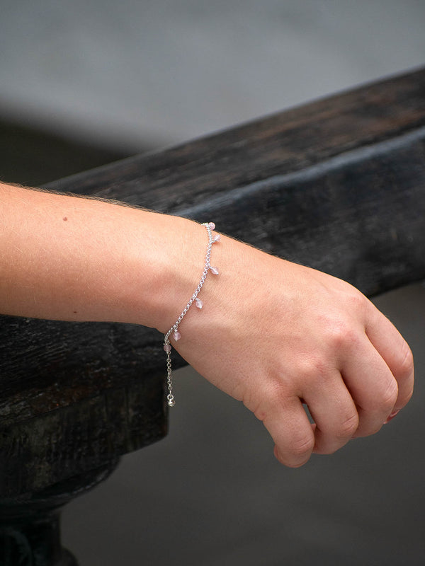 Pulsera Flash cuarzo rosa
