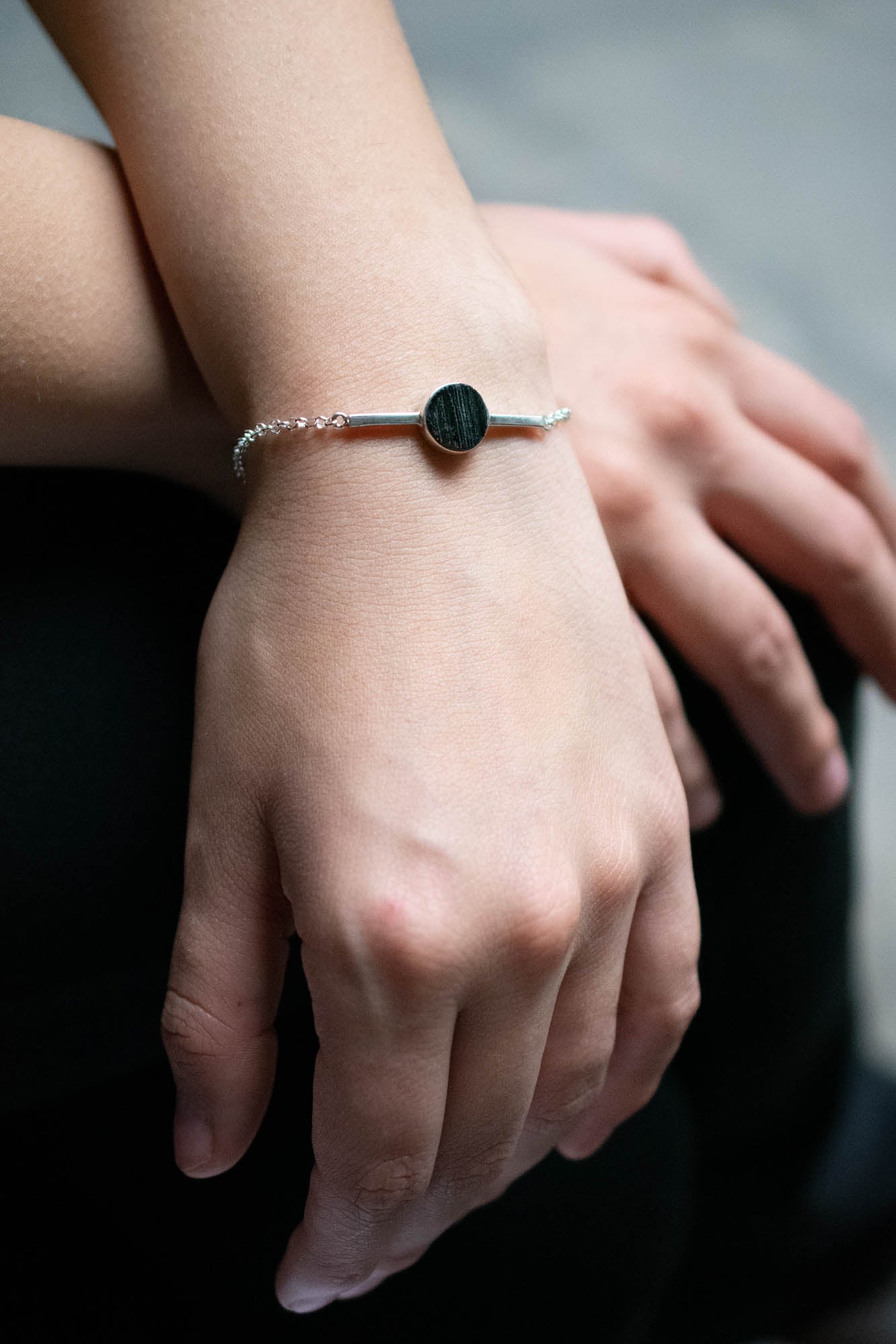 Pulsera Gala turmalina negra - Gallery 1