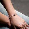 Pulsera Galaxia obsidiana negra