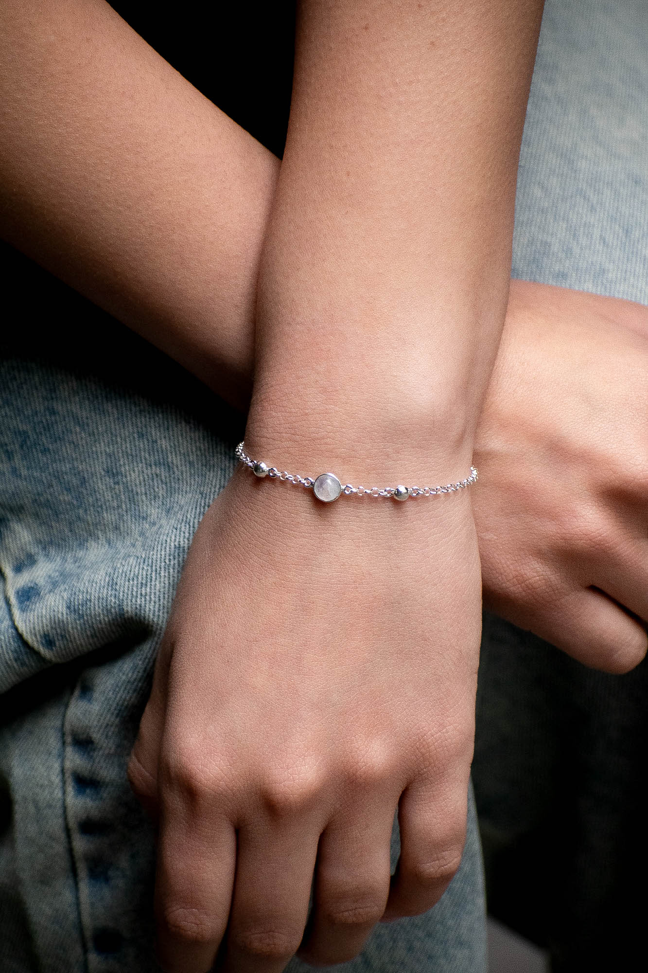 Pulsera Galaxia piedra luna - Gallery 2