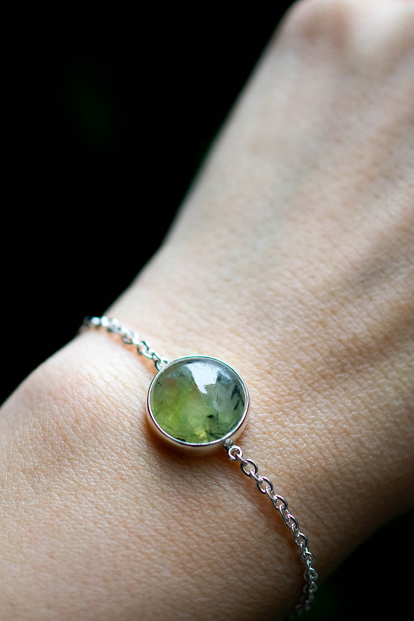 Pulsera Kanon prehnita - Gallery 1