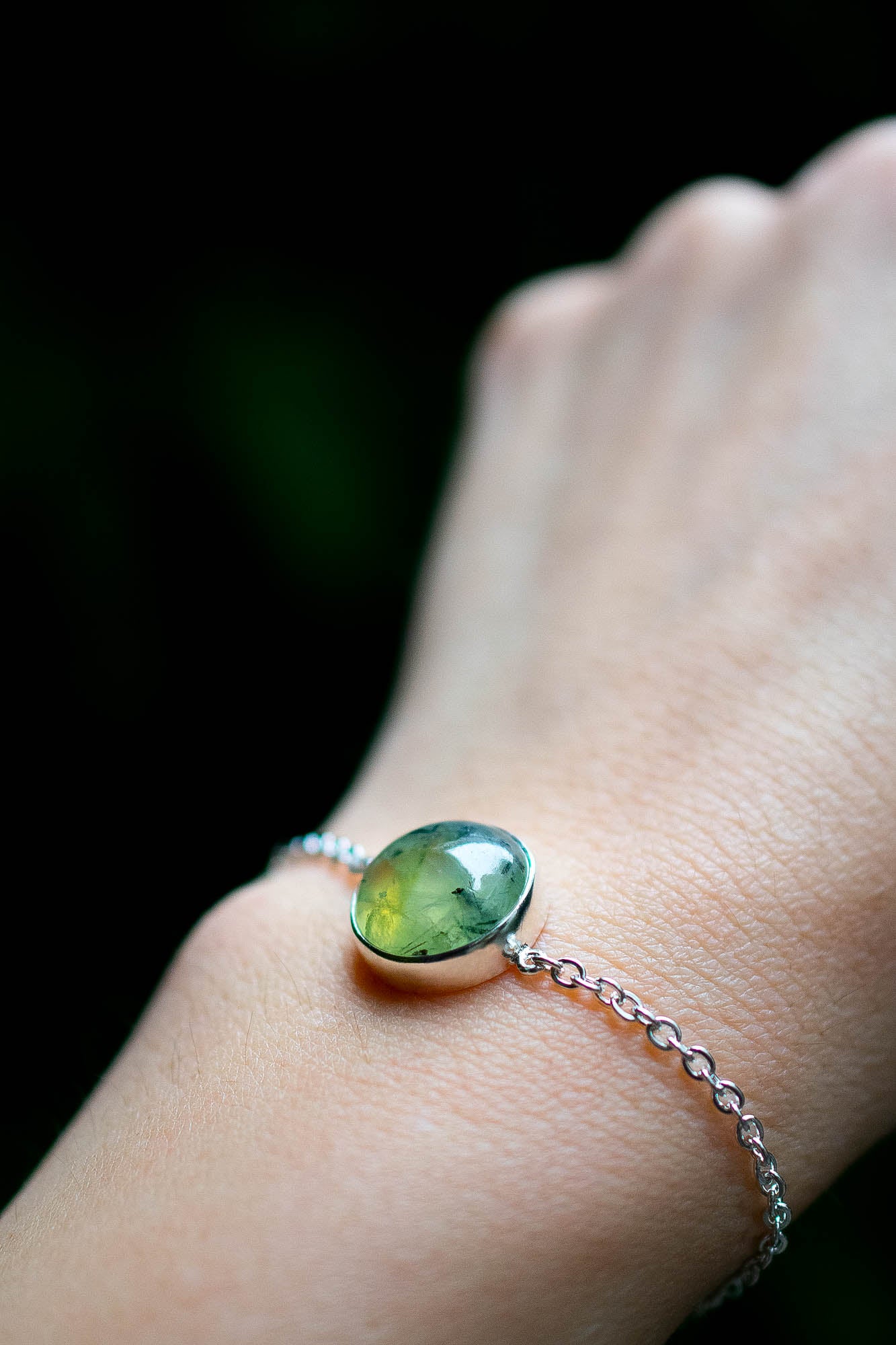 Pulsera Kanon prehnita - Gallery 3