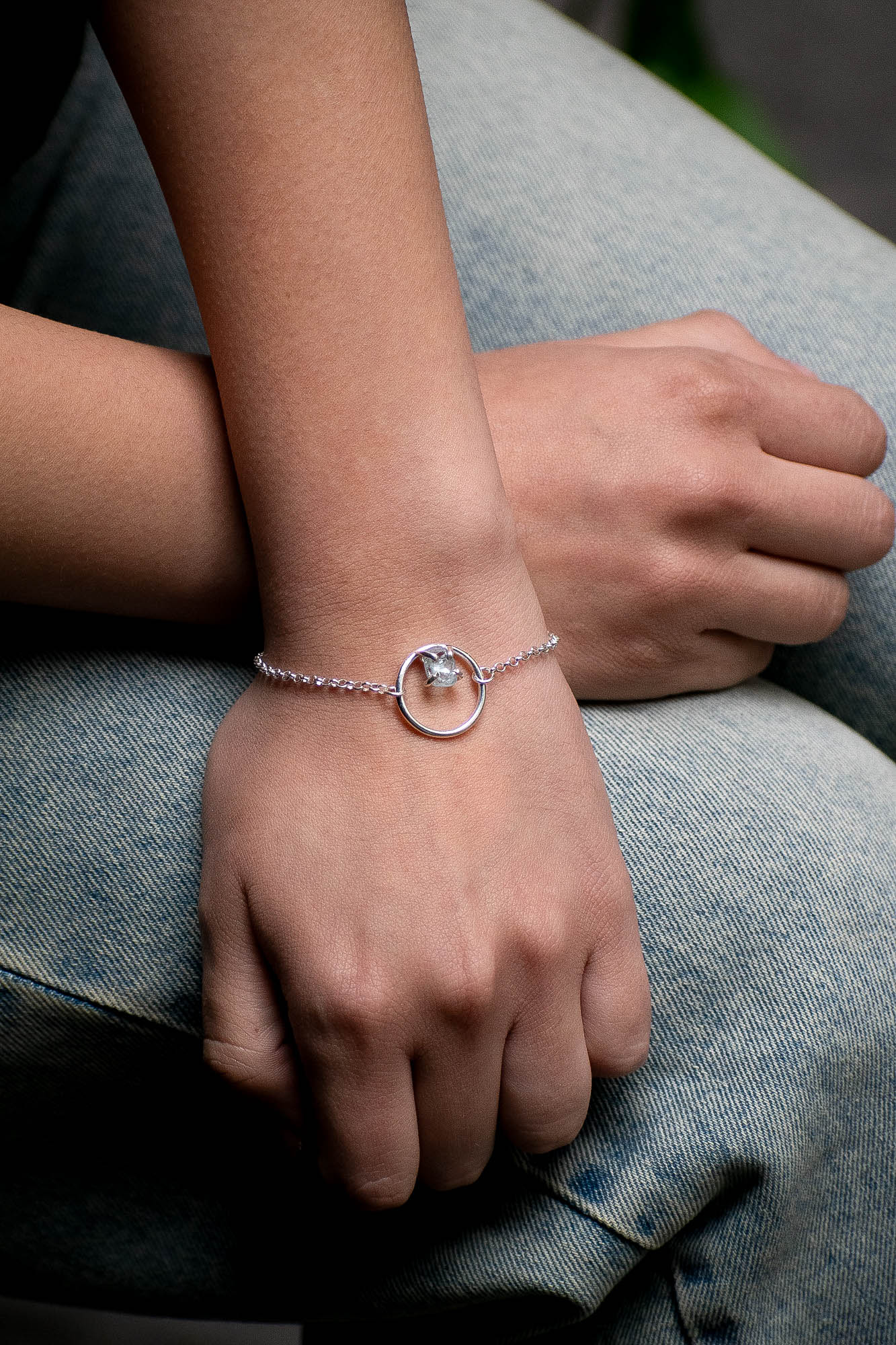 Pulsera Orly aguamarina - Gallery 1