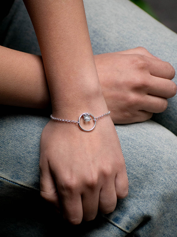 Pulsera Orly aguamarina