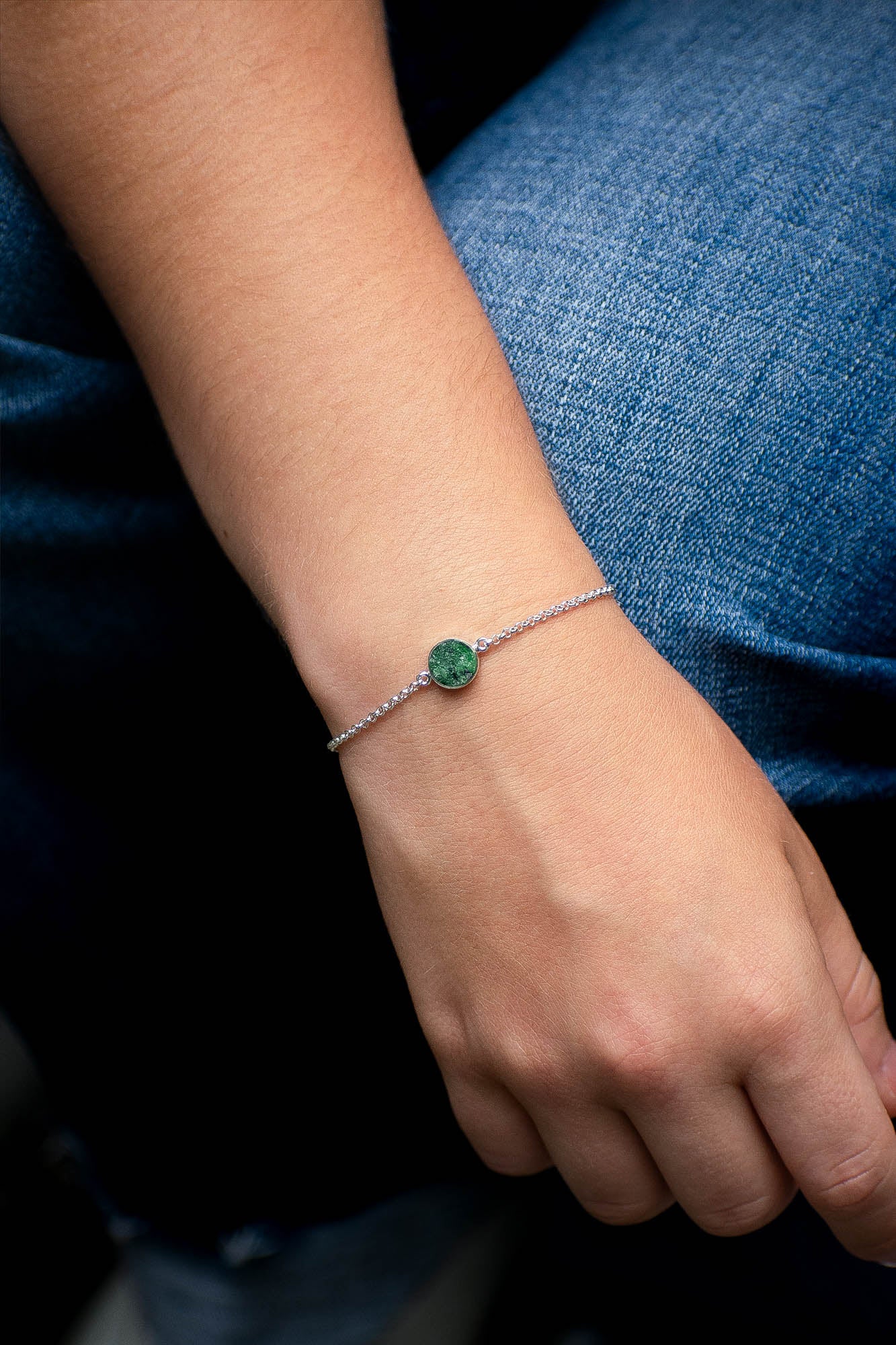 Pulsera Tanna zoisita drusa - Gallery 1
