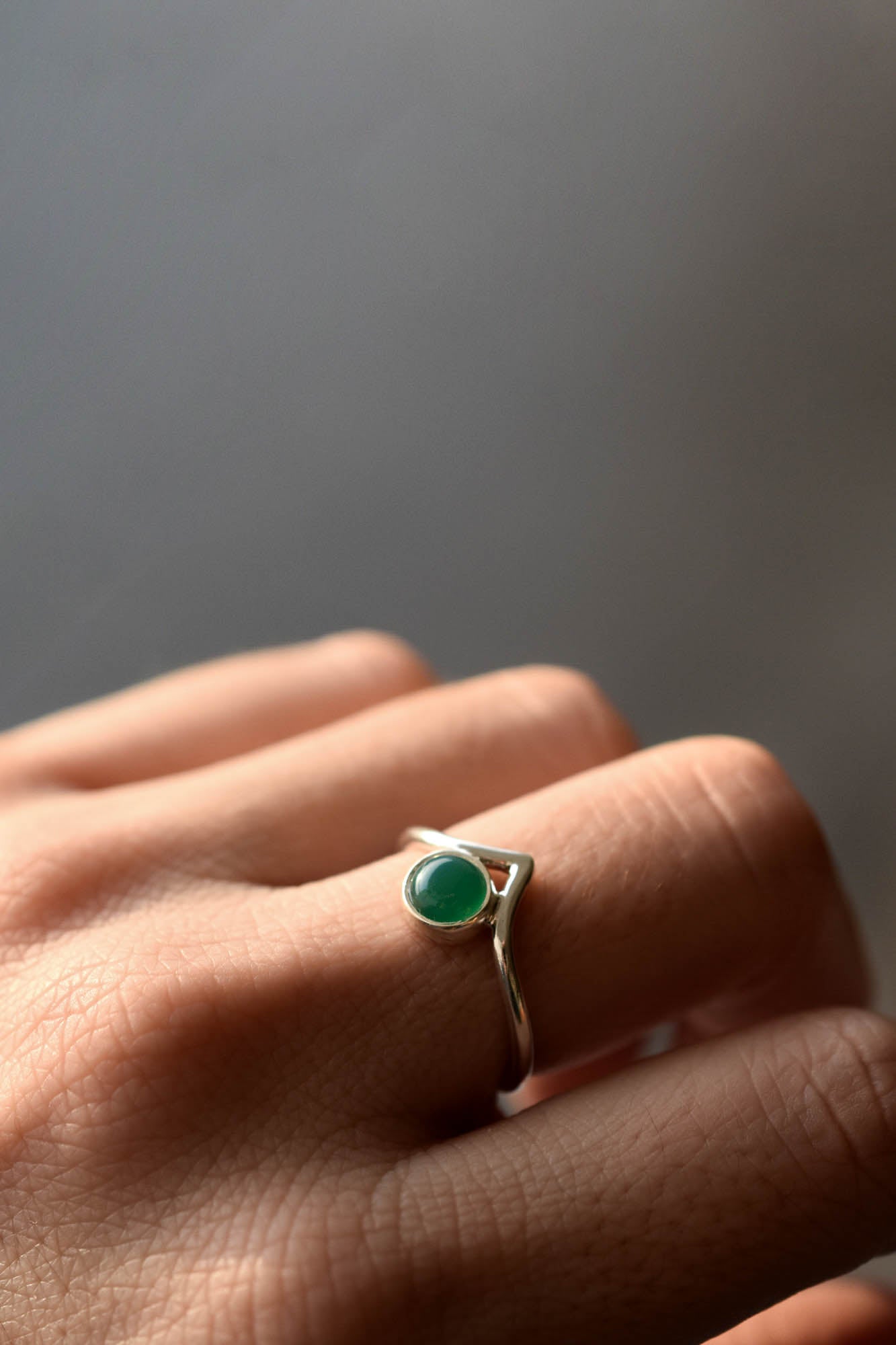 Anillo Everest ónix verde - Gallery 1