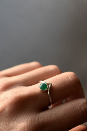 Anillo Everest ónix verde