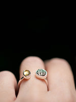 Anillo Joia pirita y citrino - Miniatura 2