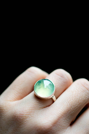 Anillo Kanon prehnita