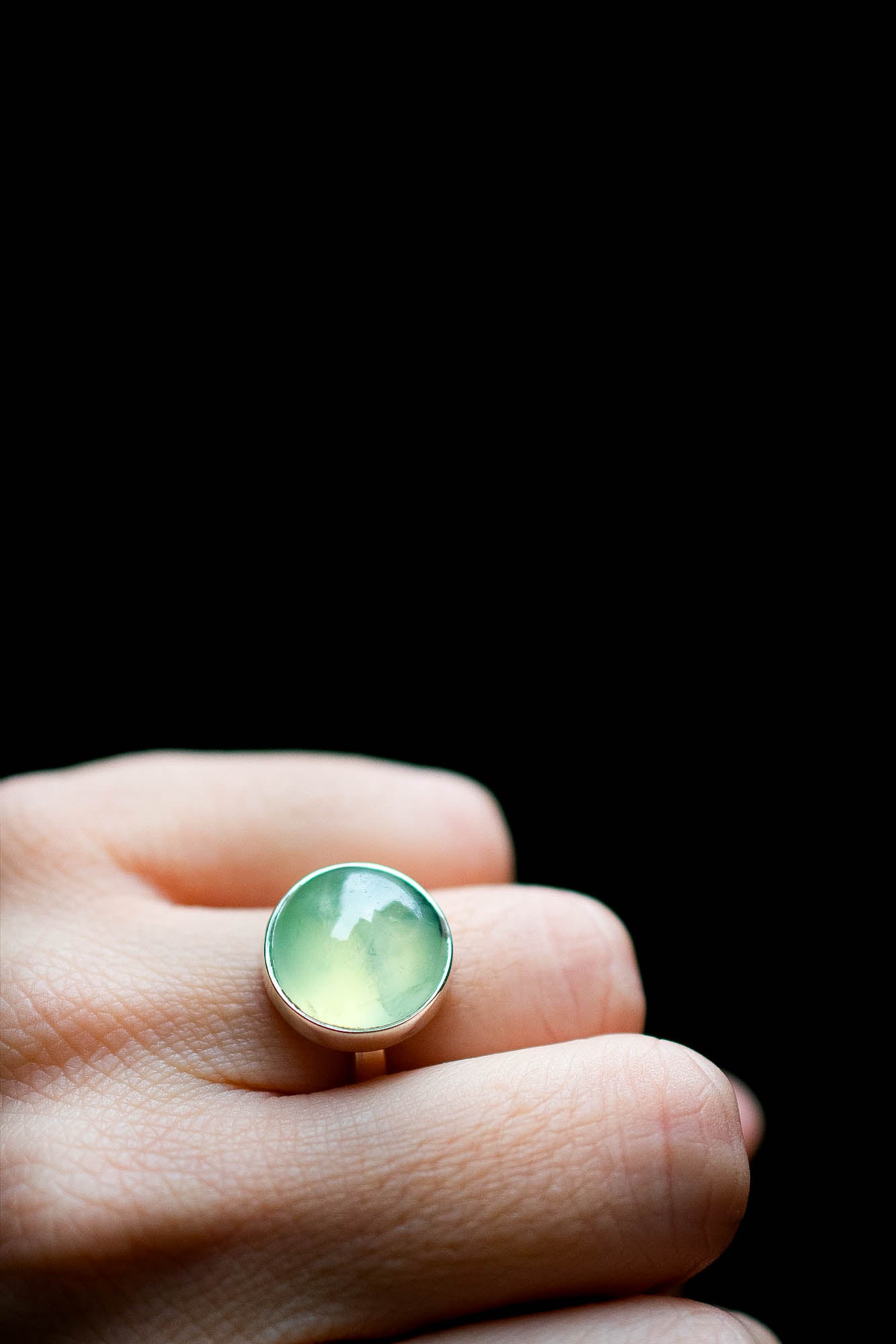 Anillo Kanon prehnita - Gallery 2