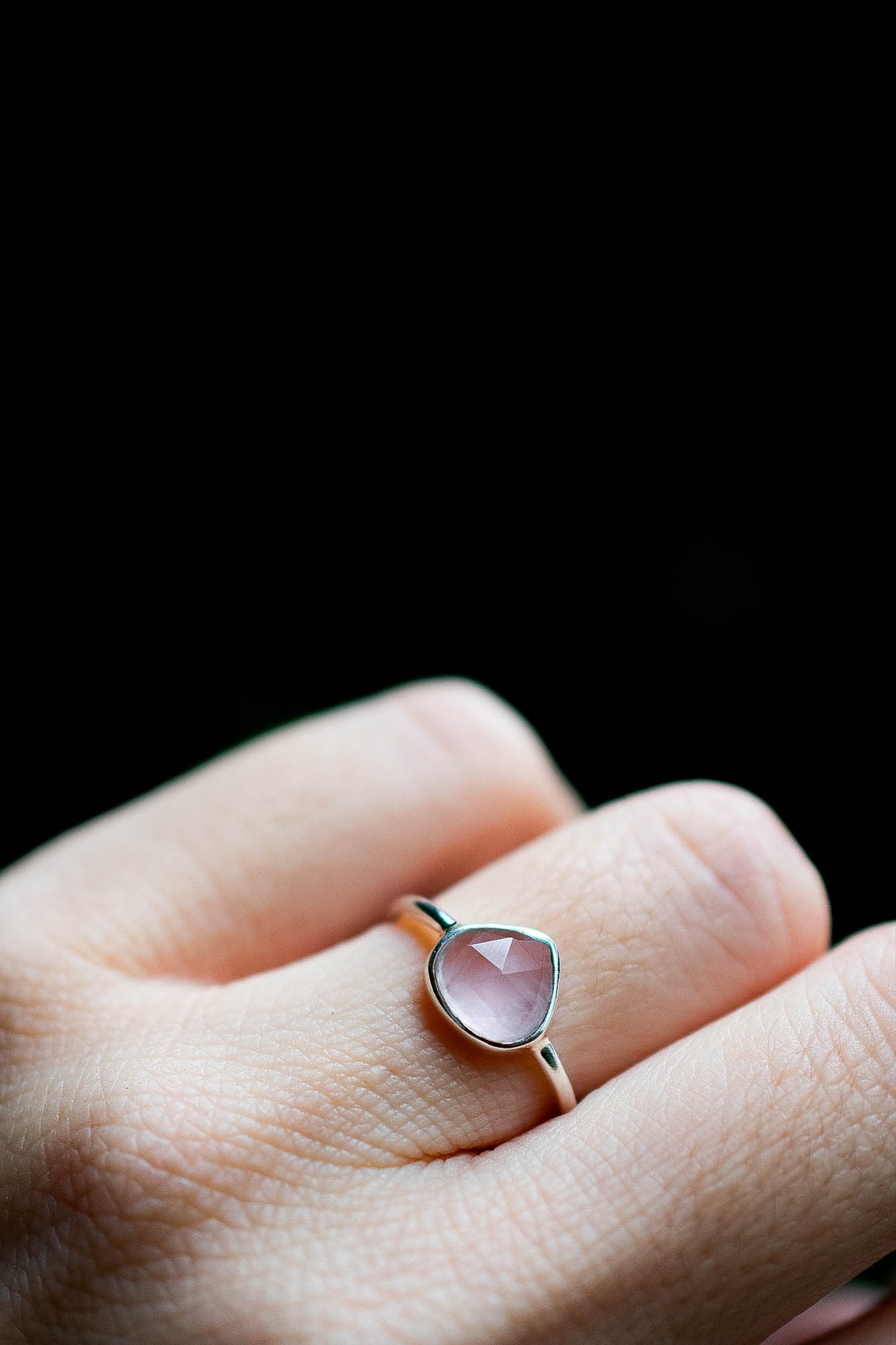 Anillo Kora cuarzo rosa - Gallery 2