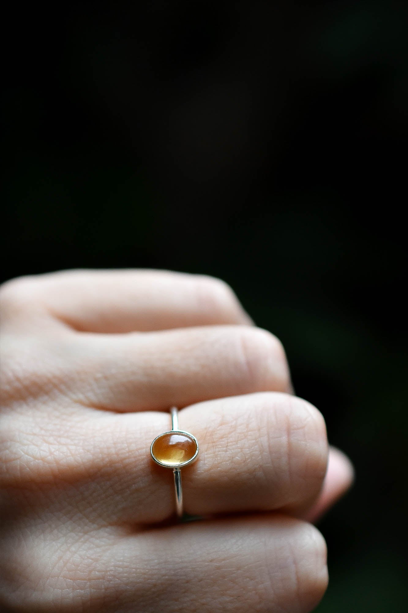 Anillo Noa cuarzo citrino - Gallery 1