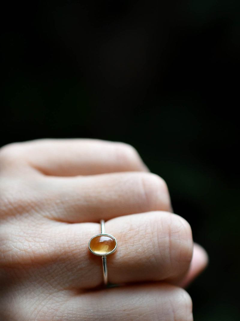Anillo Noa cuarzo citrino