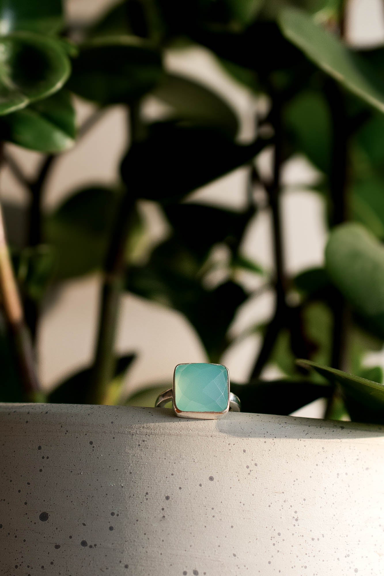 Anillo Nova calcedonia aguamarina - Gallery 2
