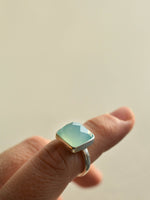 Anillo Nova calcedonia aguamarina - Miniatura 3