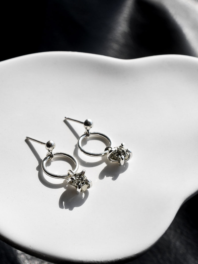 Aretes Hoku pirita