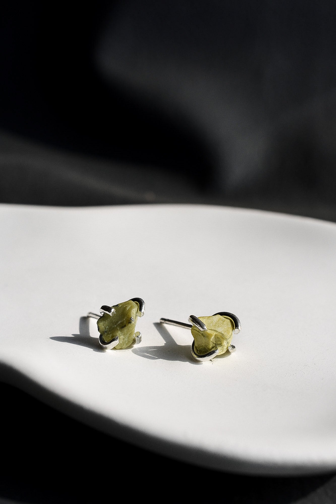 Aretes Raw serpentina - Gallery 1