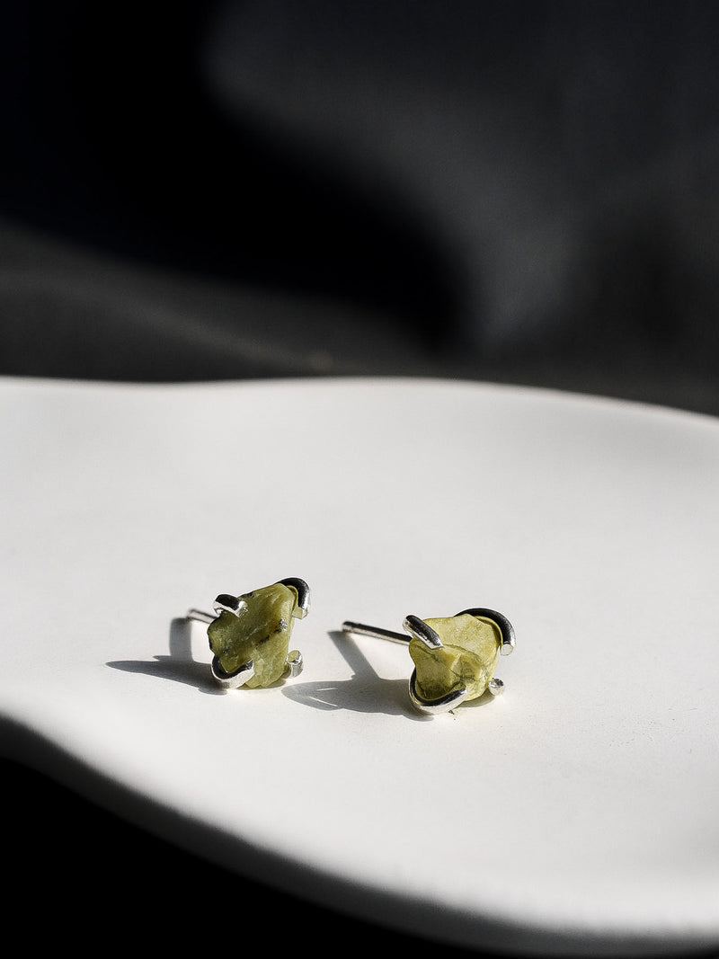 Aretes Raw serpentina