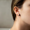 Aretes Storm obsidiana negra