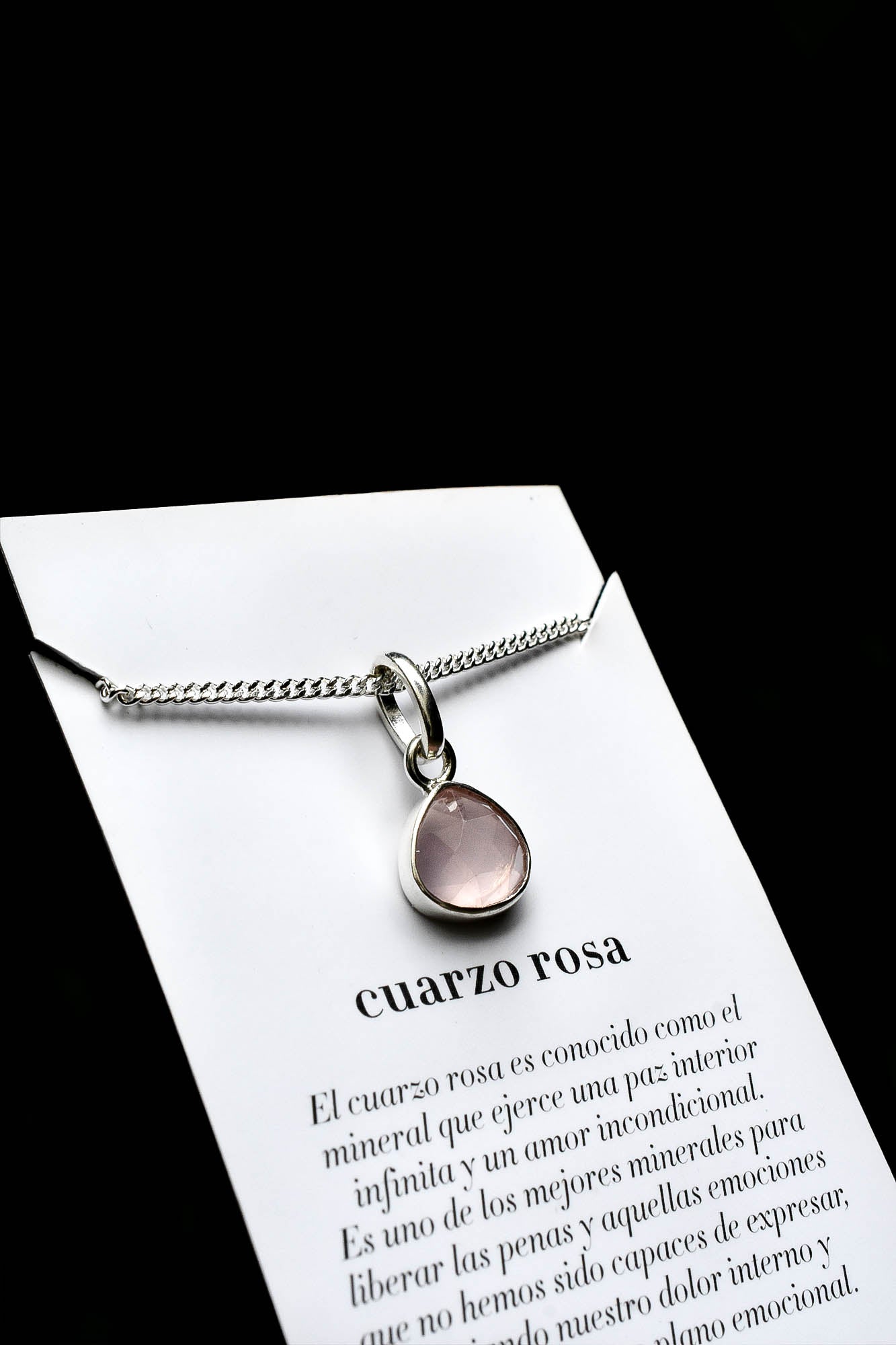 Collar Kora cuarzo rosa - Gallery 1