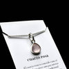 Collar Kora cuarzo rosa
