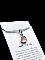Collar Kora cuarzo rosa - Miniatura 1