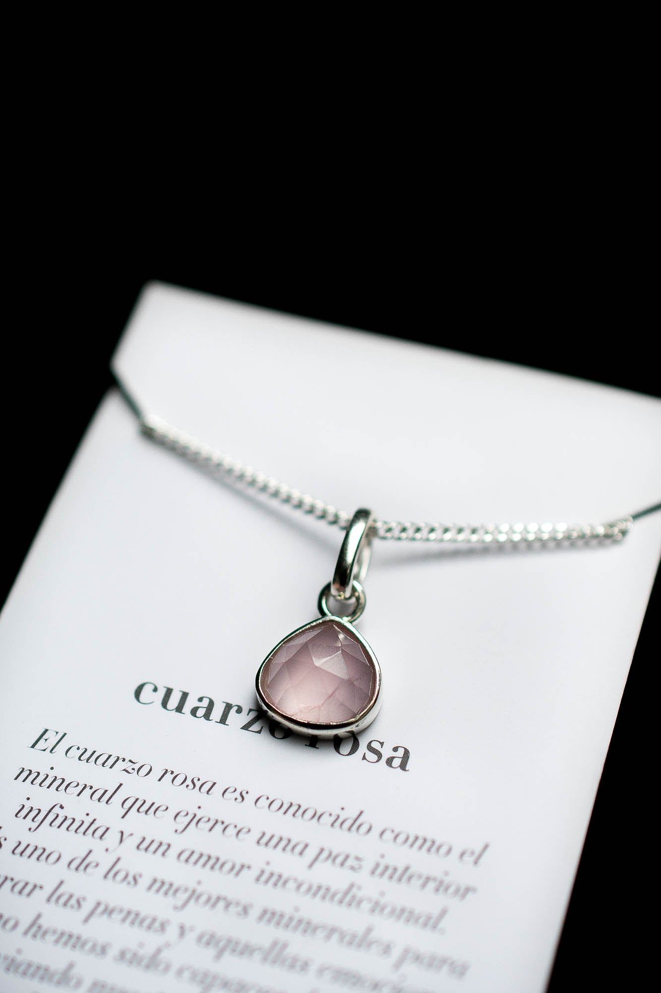 Collar Kora cuarzo rosa - Gallery 2