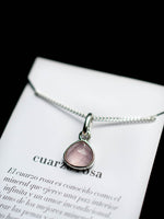 Collar Kora cuarzo rosa - Miniatura 2