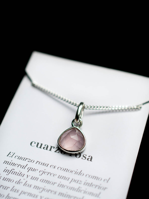 Collar Kora cuarzo rosa - Secundaria
