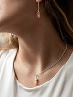 Collar Punta mini ópalo rosa - Miniatura 2