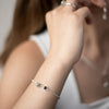 Pulsera Camus obsidiana y pirita