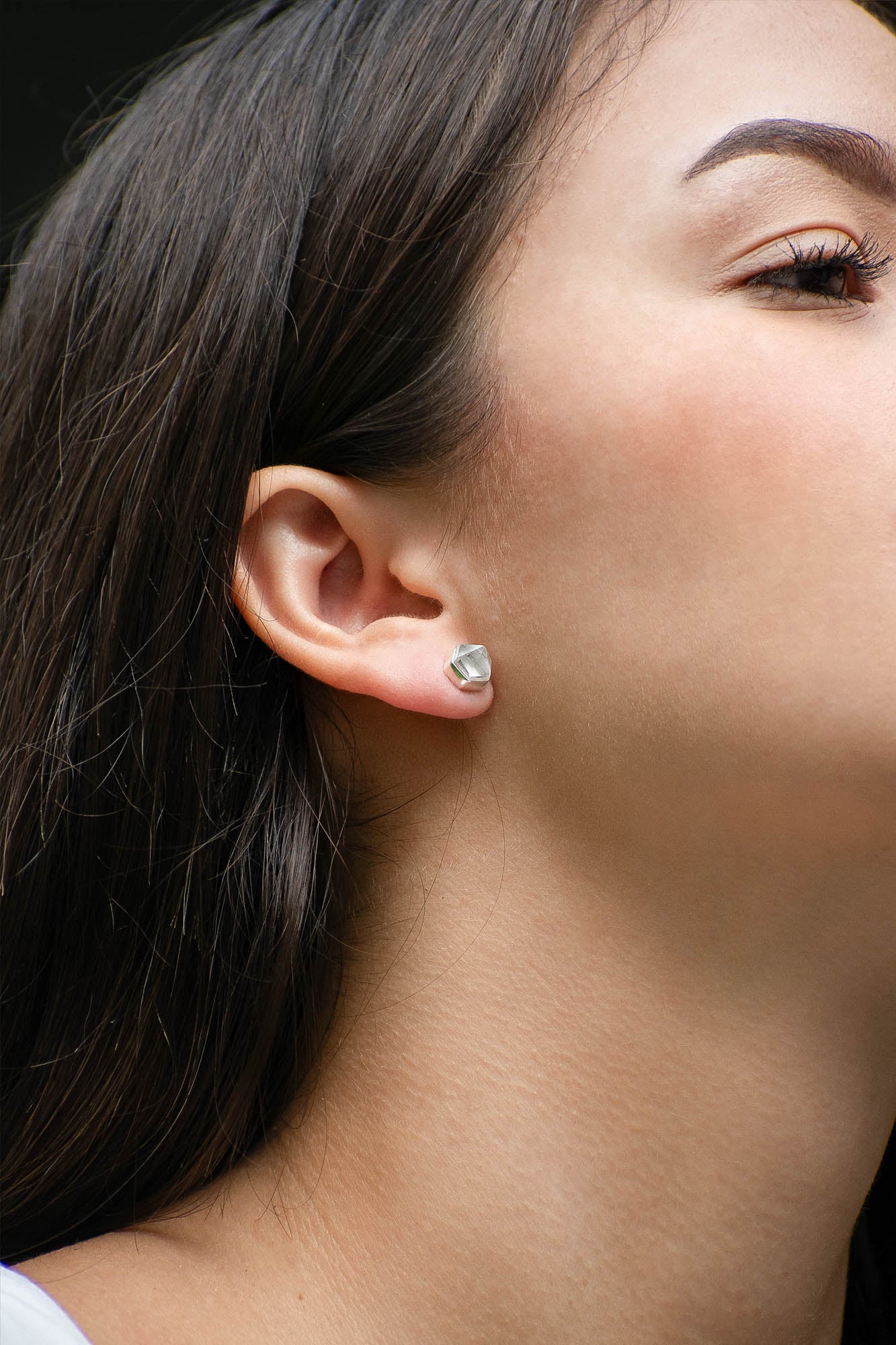 Aretes Áurea cuarzo cristal - Gallery 2