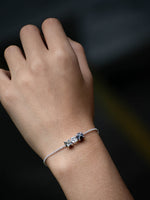 Pulsera Orión pirita, cuarzo cristal y turmalina negra - Miniatura 3