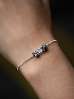 Pulsera Orión pirita, cuarzo cristal y turmalina negra - Miniatura 2