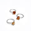 Anillo Raw citrino