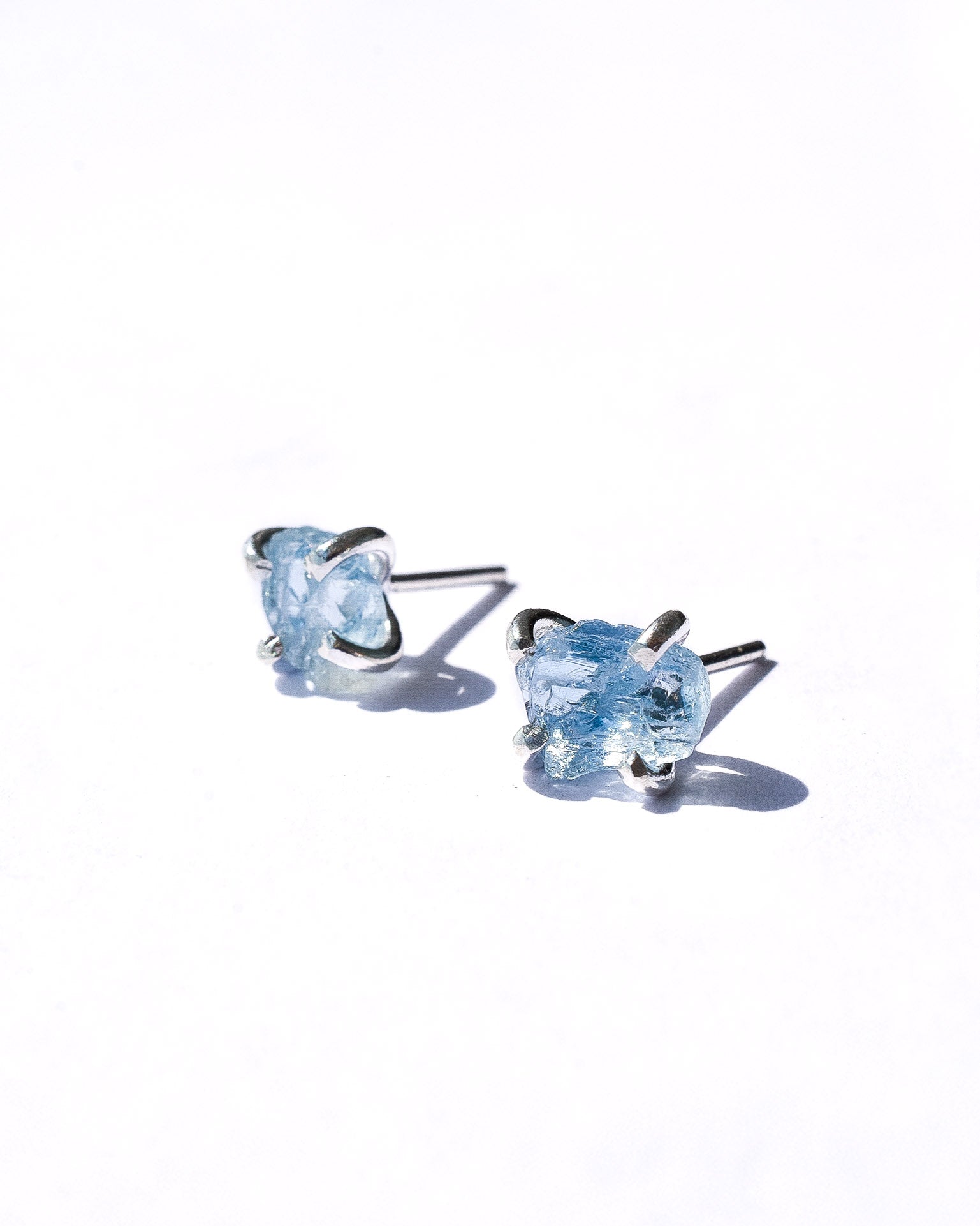 Aretes Raw aguamarina - Gallery 1
