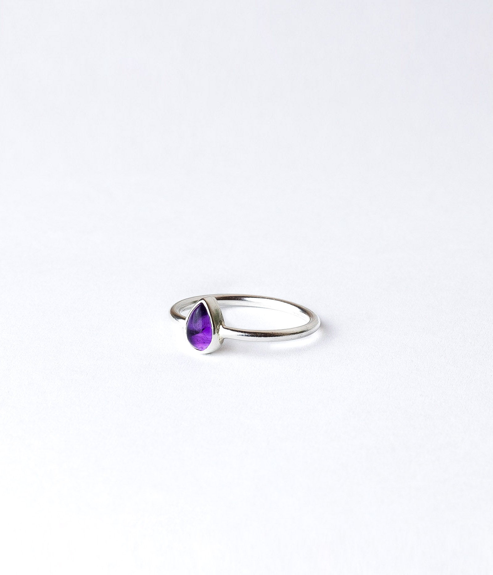 Anillo Gia gota mini amatista - Gallery 1