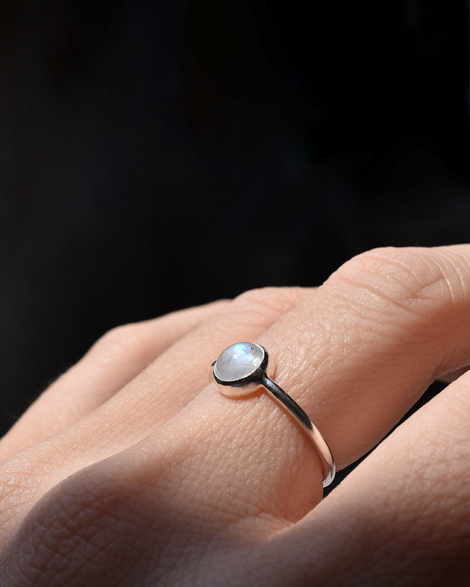 Anillo Lua piedra luna - Gallery 2