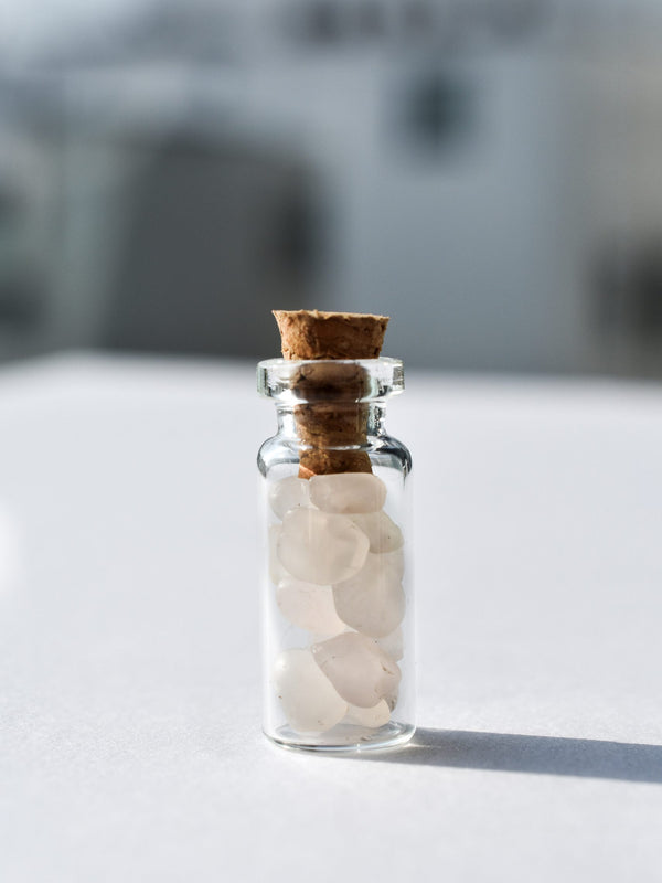 Mini jar cuarzo rosa
