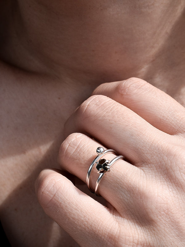 Anillo Duva pirita - Secundaria