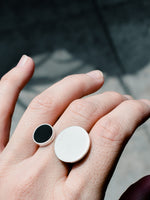 Anillo Thoros obsidiana negra - Miniatura 3