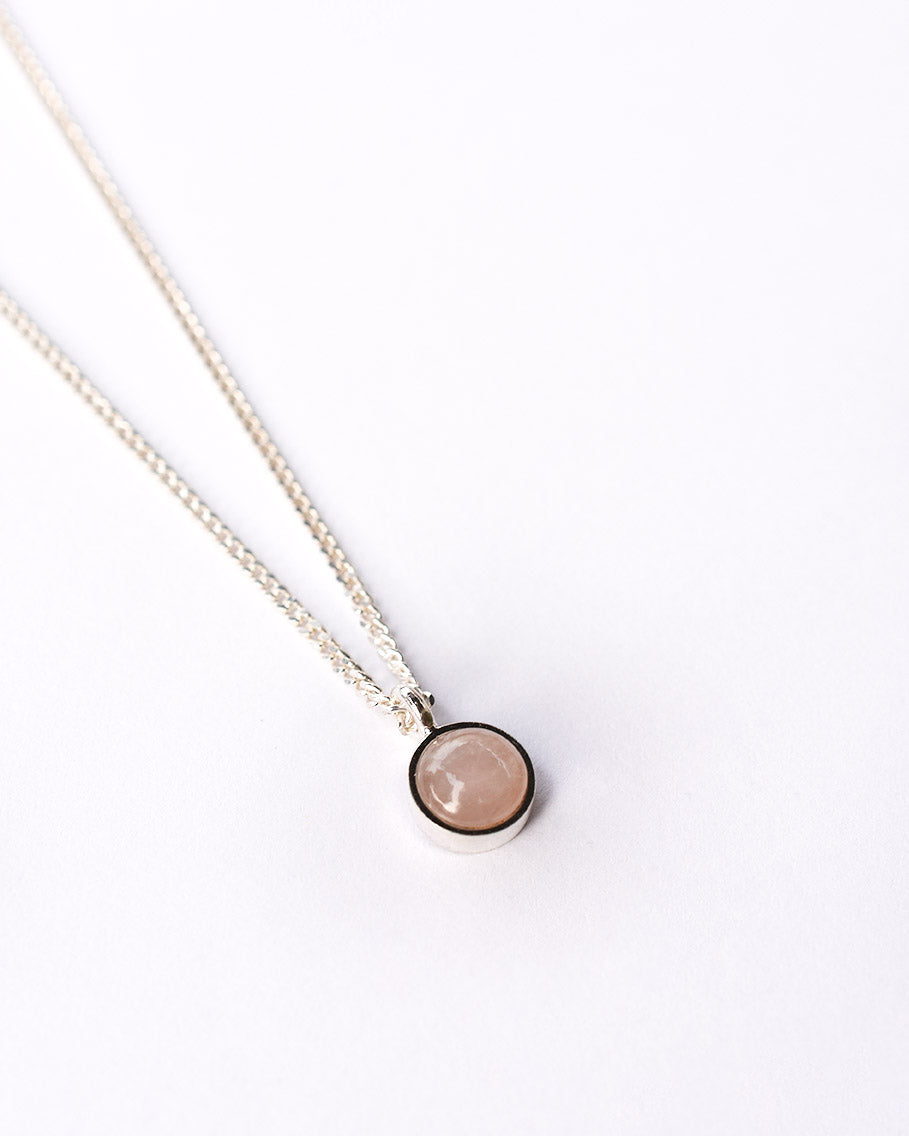 Collar Hermes cuarzo rosa - Gallery 1