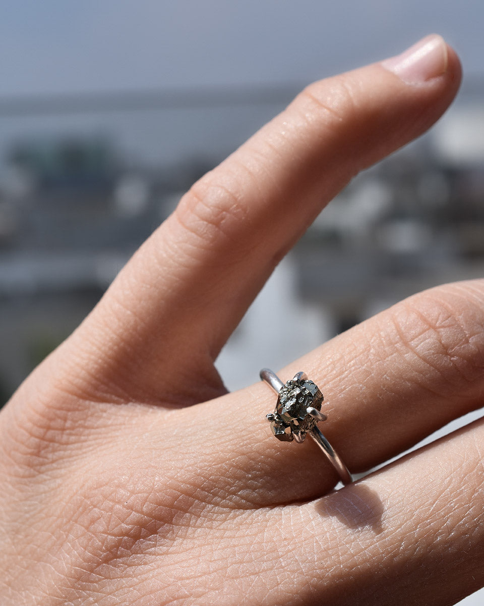 Anillo Raw pirita - Gallery 2